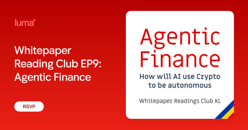 Whitepaper Reading Club EP9: Agentic Finance