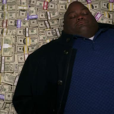 sleeping on cash