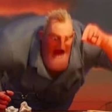 Mr Incredible Mad meme template
