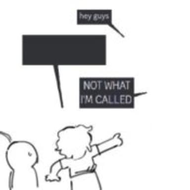 Hey Guys NOT WHAT I'M CALLED meme template