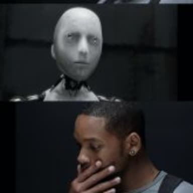 I Robot Will Smith meme template