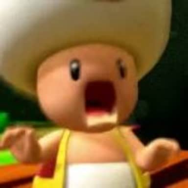 Panic Toad meme template