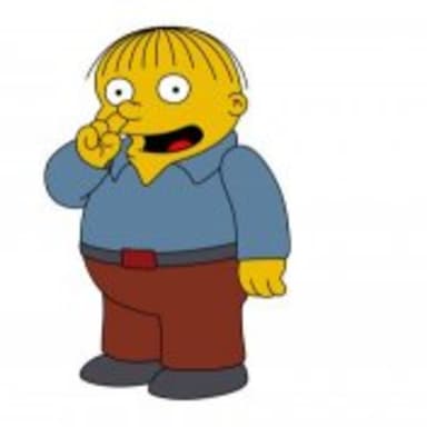 The Simpsons Ralph Wiggum Picking His Nose meme template