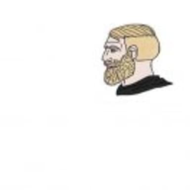 Crying Aya Chad meme template: A crying anime character on the left, and a stoic, bearded 'Chad' face on the right.