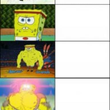 Sponge Finna Commit Muder meme template