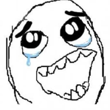 Happy Guy Rage Face meme template
