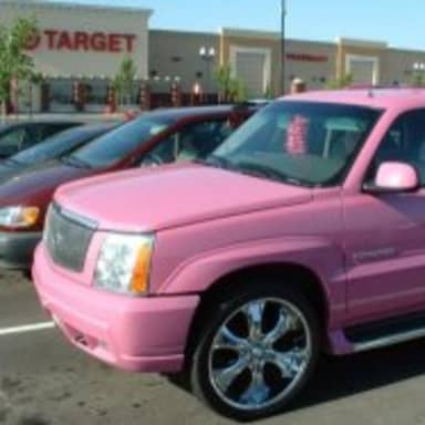 Pink Escalade meme template