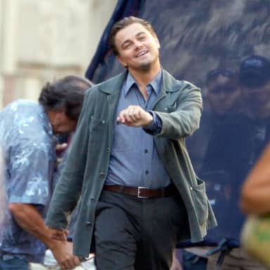 Leo Strutting meme template