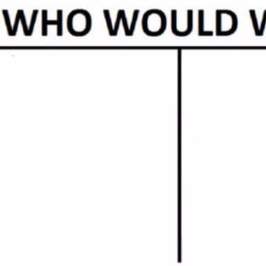 Who Would Win? meme template