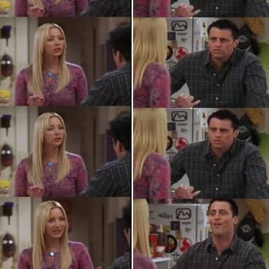 Phoebe Joey meme template