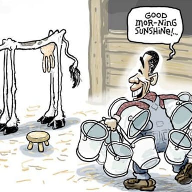 Milking The Cow meme template