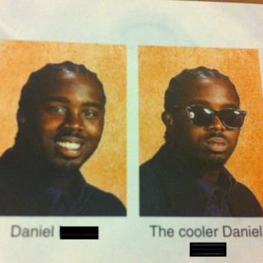 The Cooler Daniel meme template