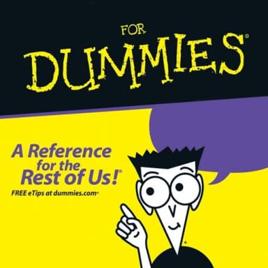 For Dummies Book meme template