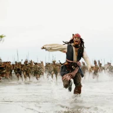 Jack Sparrow Being Chased meme template