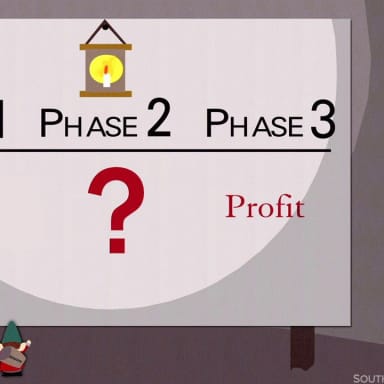 South Park Underpants Gnomes meme template