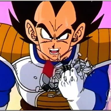 Vegeta Over 9000 meme template