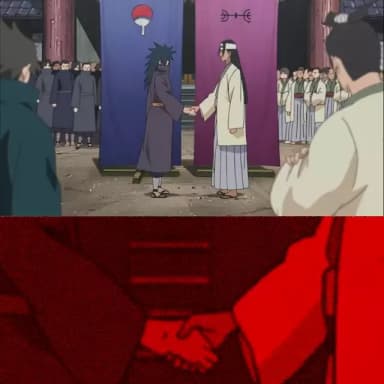 Naruto Handshake meme template