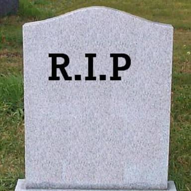 RIP Headstone meme template