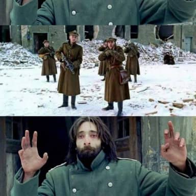 No Disparen/ Dont Shoot meme template