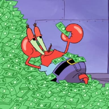 Mr Krabs Money meme template