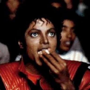 Michael Jackson Eating Popcorn meme template