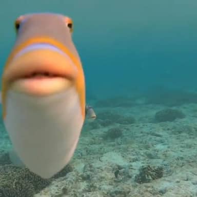 Staring Fish meme template