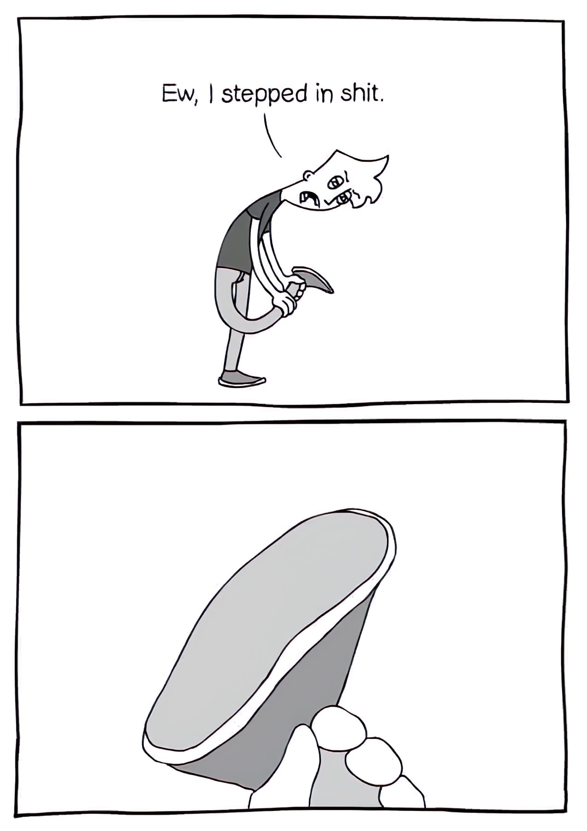 Eh I Step On Shit meme template