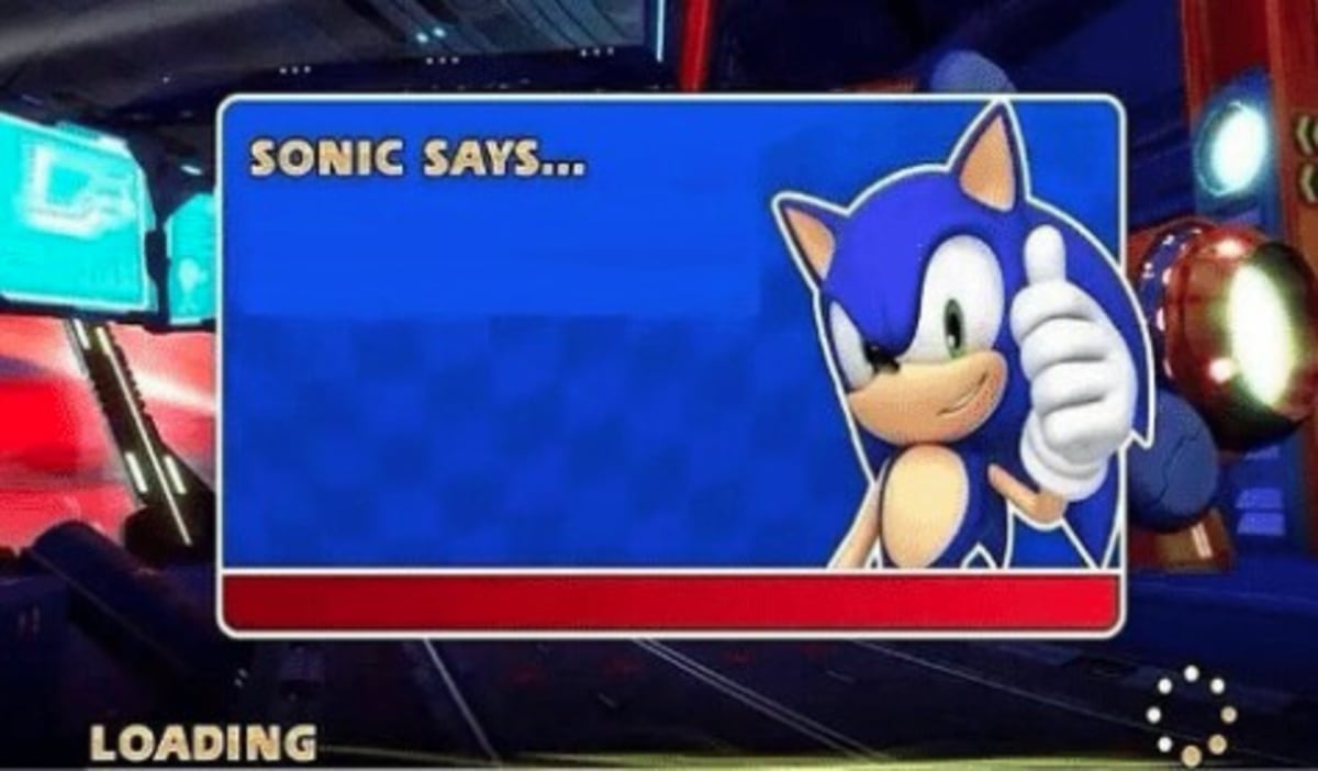 Sonic Says meme template: A Sonic the Hedgehog image suited to a short rule, warning, instruction, or deliberately ironic piece of advice.
