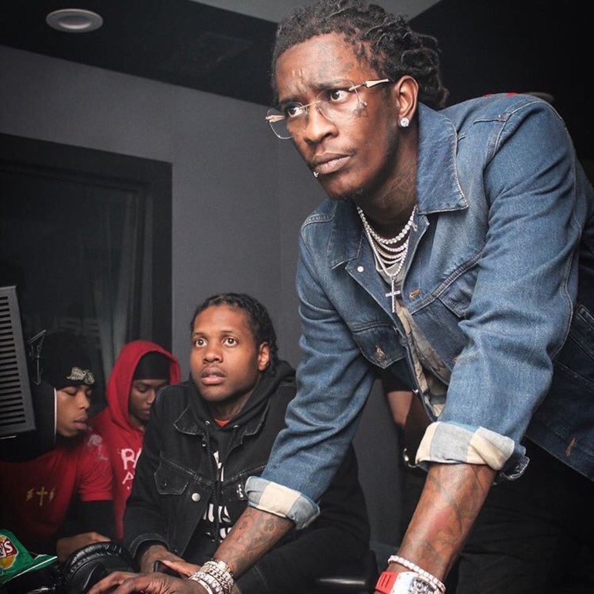 Young Thug And Lil Durk Troubleshooting meme template