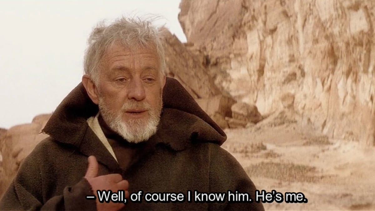 Obi Wan Of Course I Know Him, He‘s Me meme template