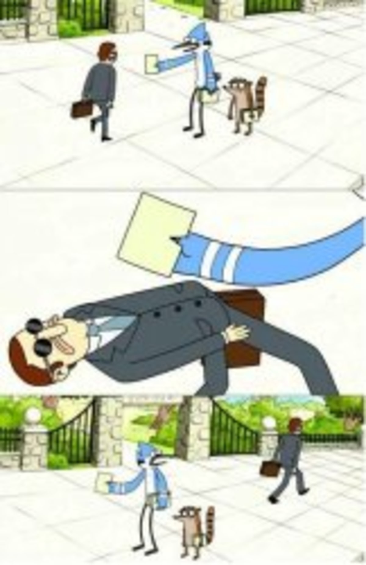 Regular Show meme template