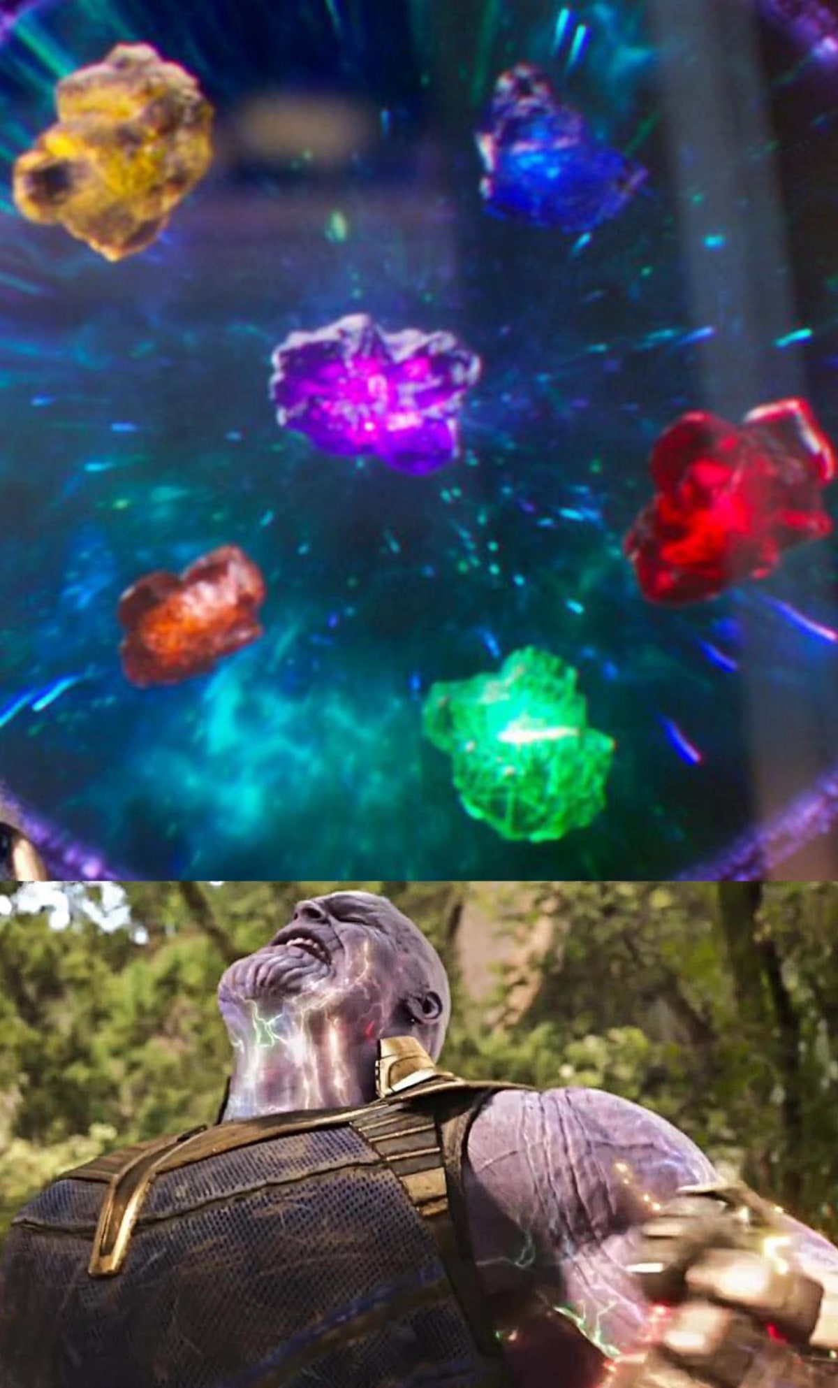 Thanos Infinity Stones meme template