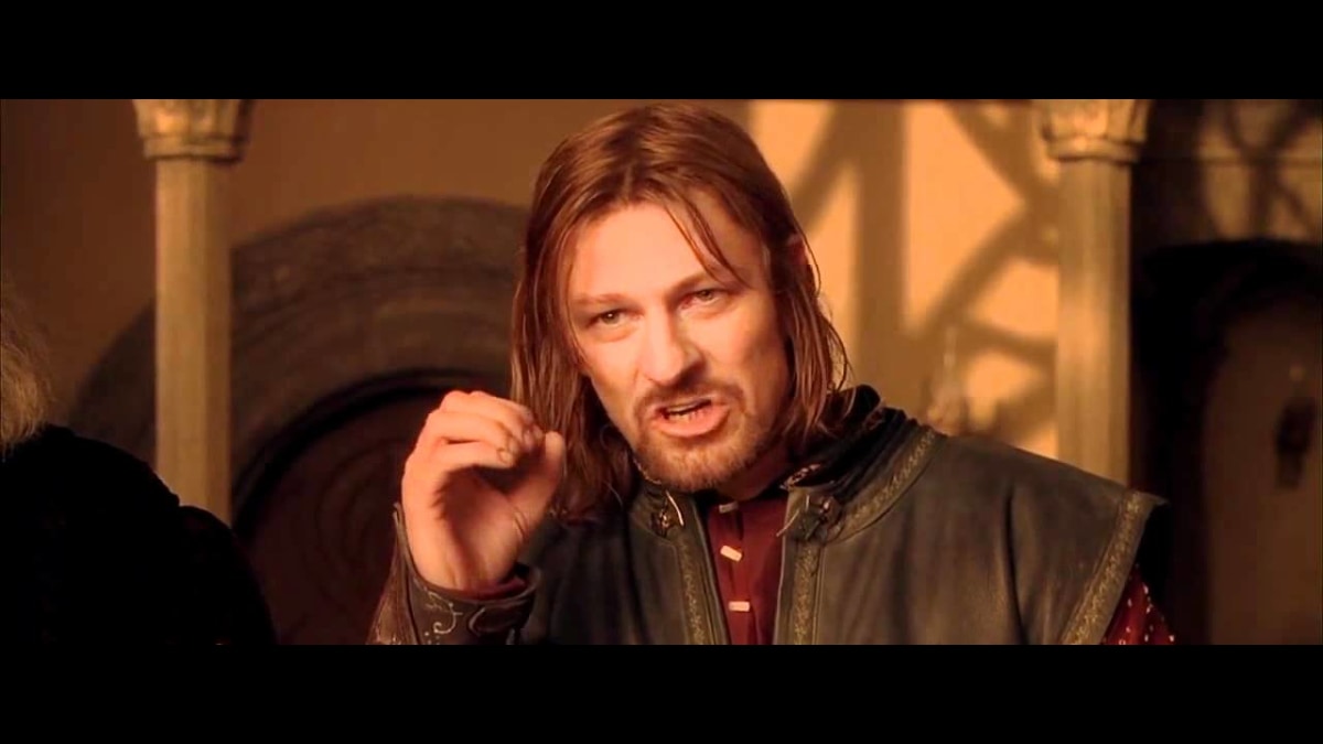 Walk Into Mordor meme template