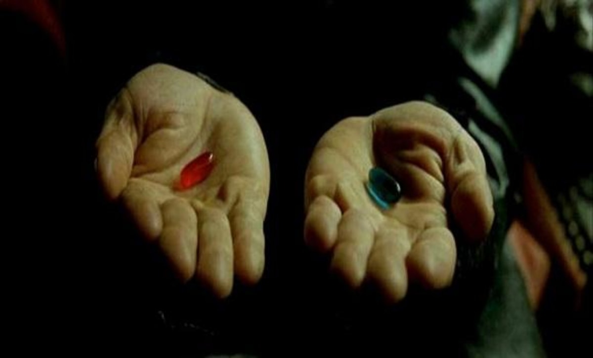 Matrix Pills meme template