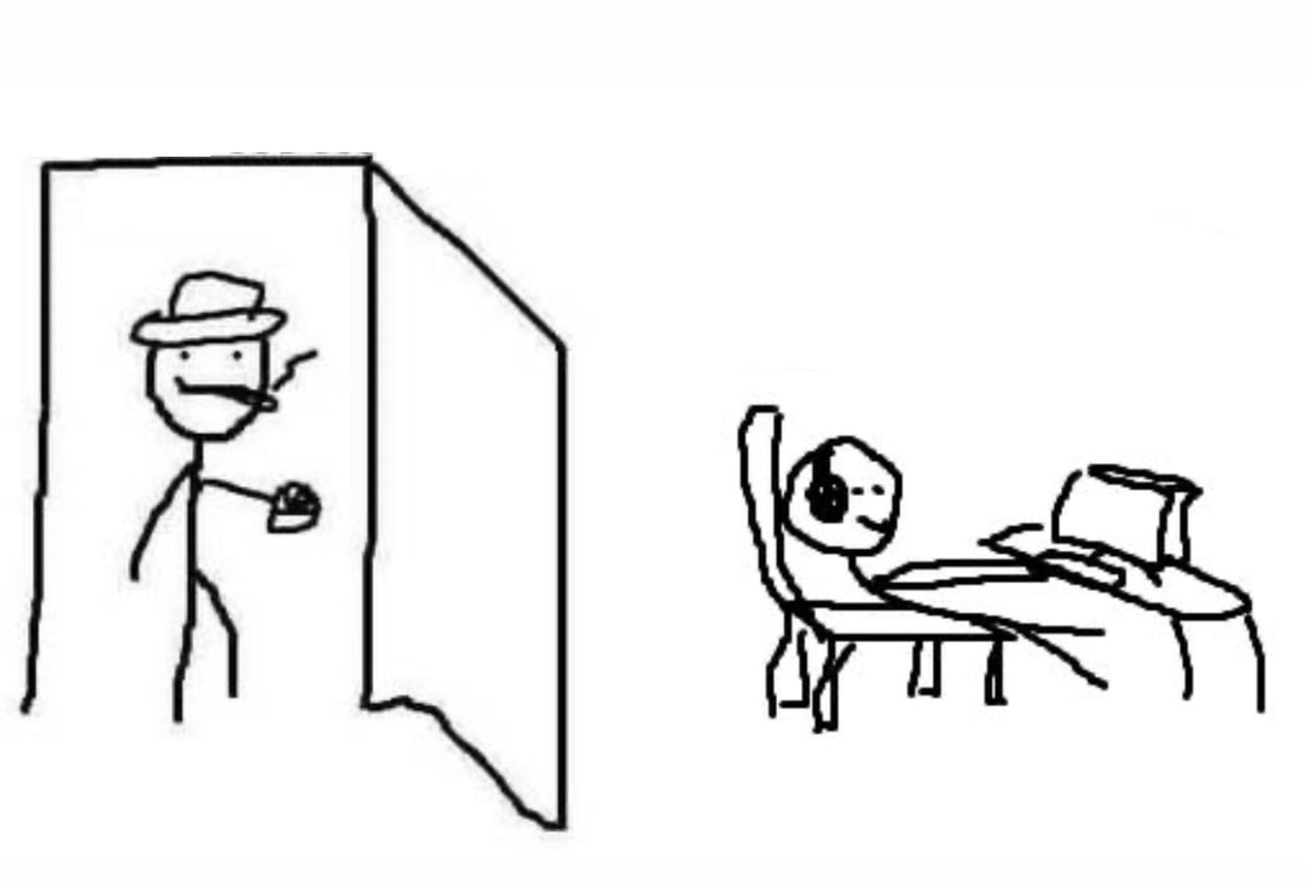 Are You Winning Son Blank Template meme template: A father figure with a hat and cigar walks through a doorway to see his son gaming intensely.