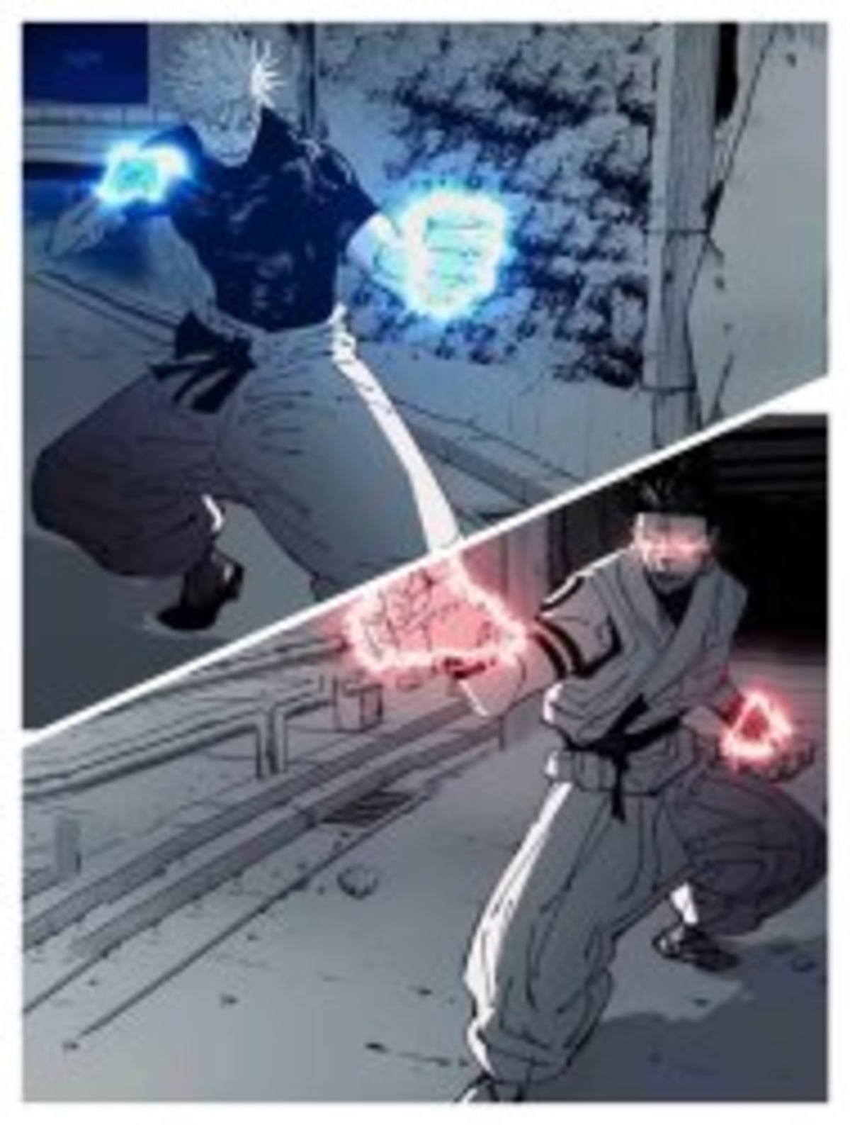 Gojo Vs Sukuna meme template