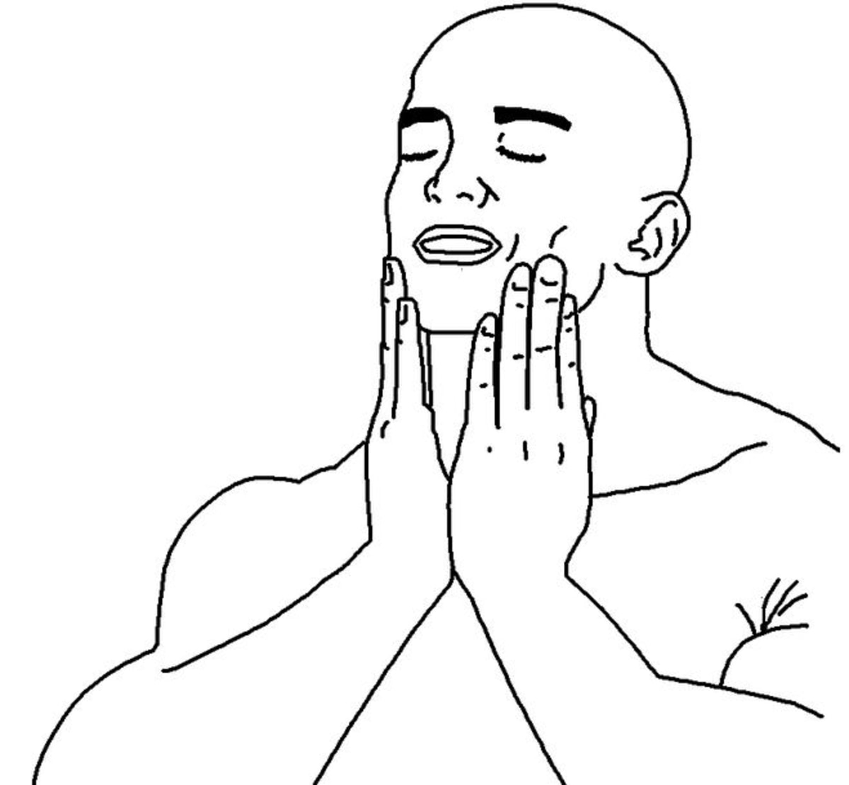 Satisfaction meme template