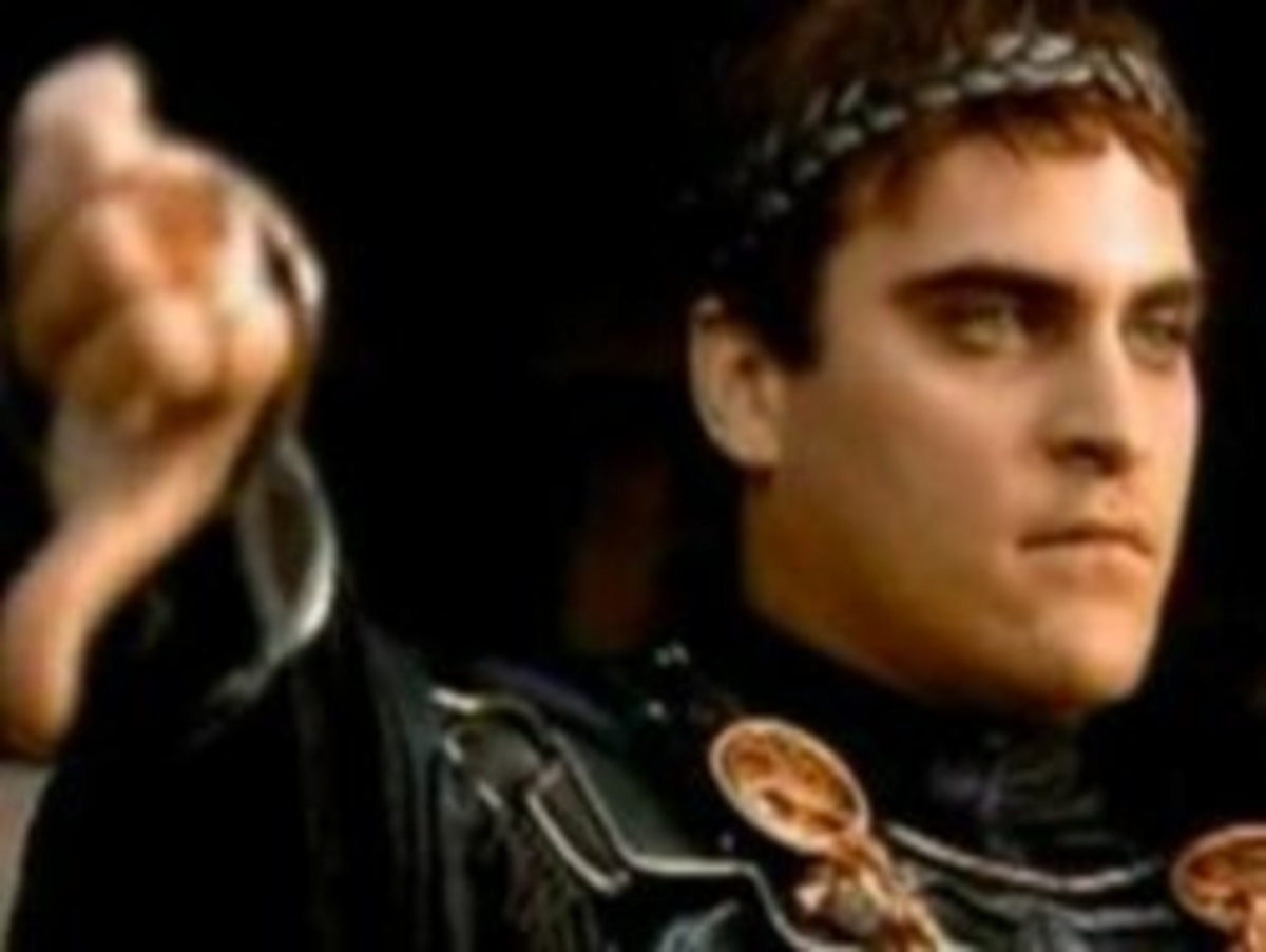 Downvoting Roman meme template: A Roman emperor giving a thumbs-down gesture.