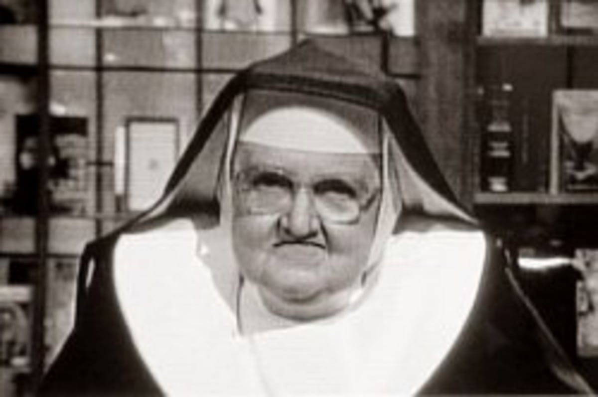 Frowning Nun meme template