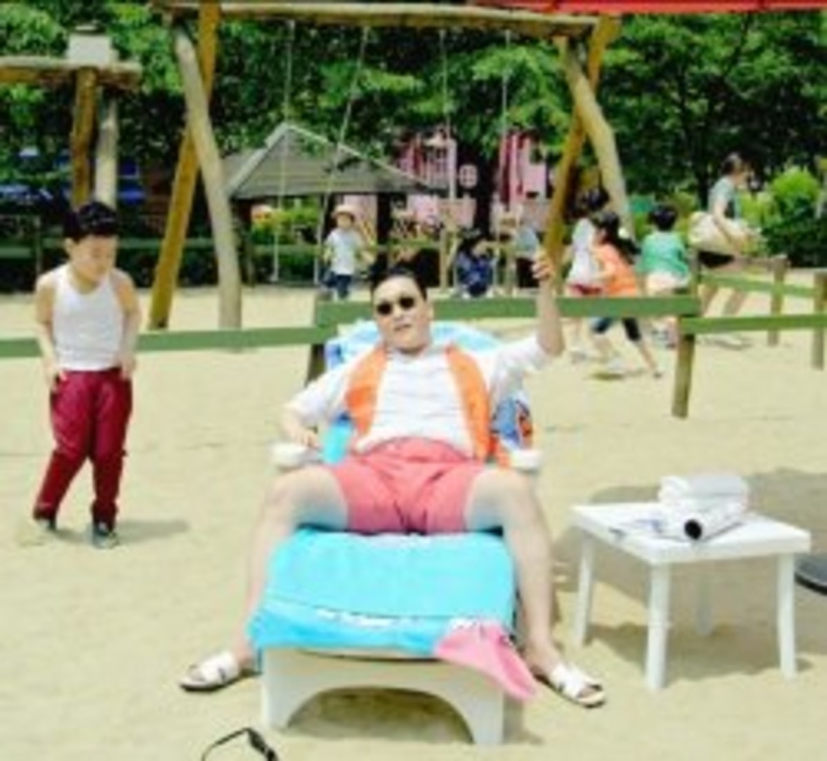 Gangnam Style meme template