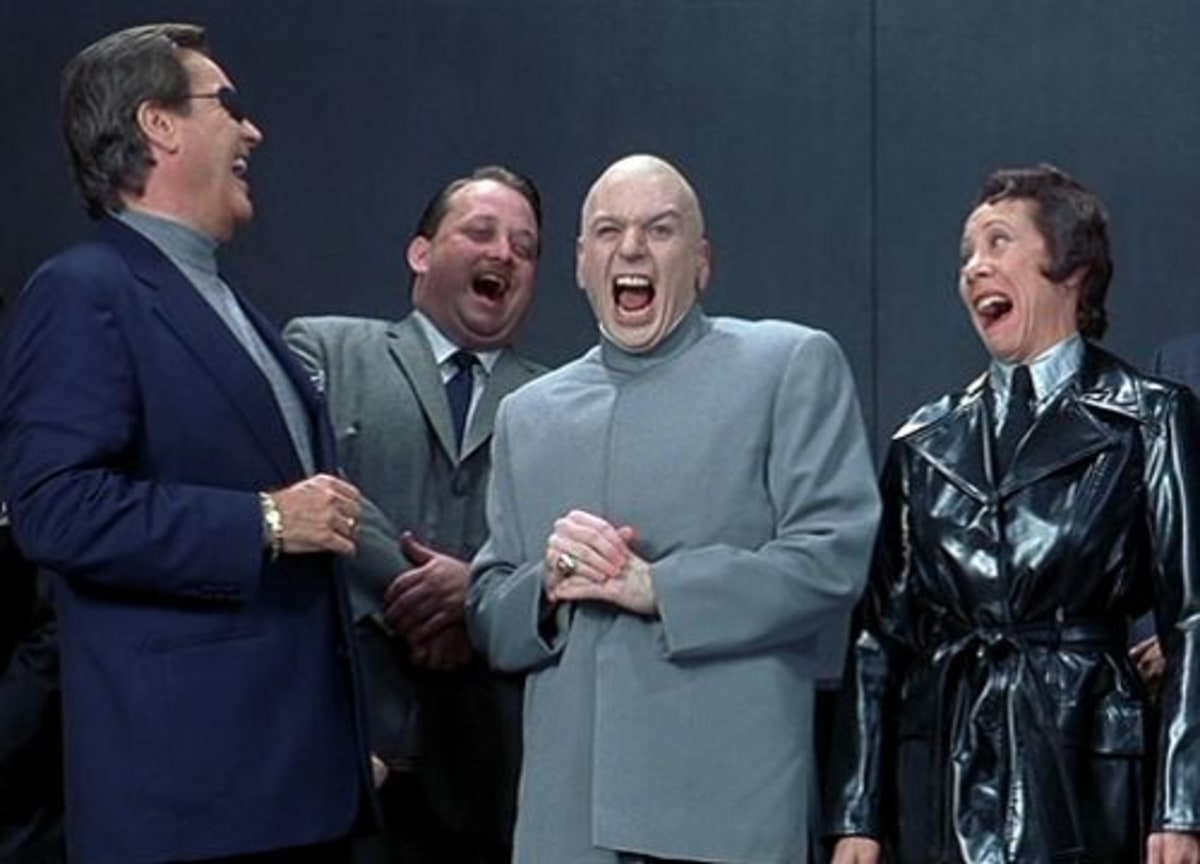 Laughing Villains meme template
