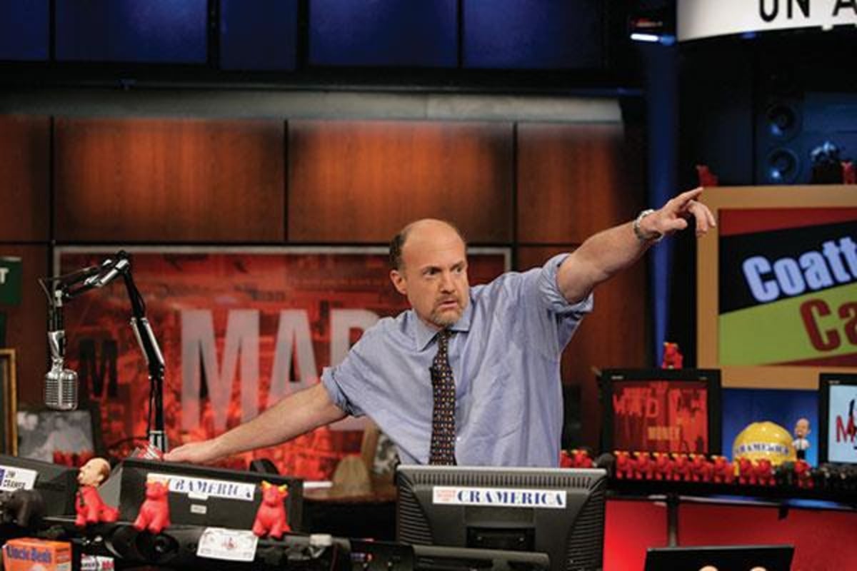 Mad Money Jim Cramer meme template