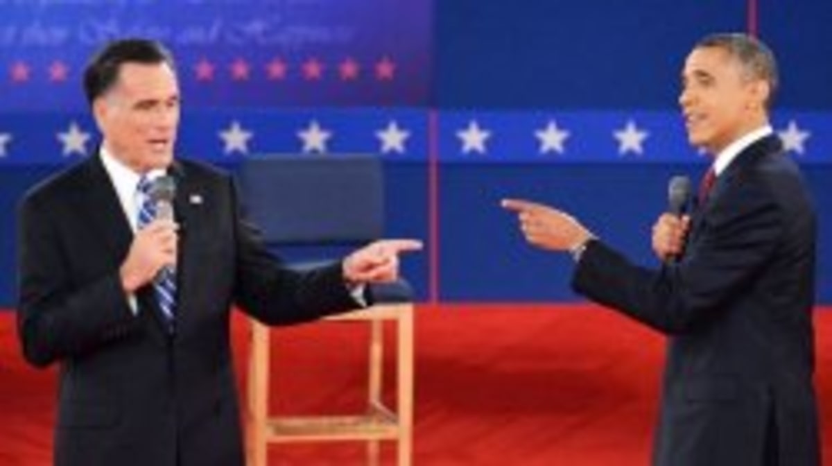 Obama Romney Pointing meme template