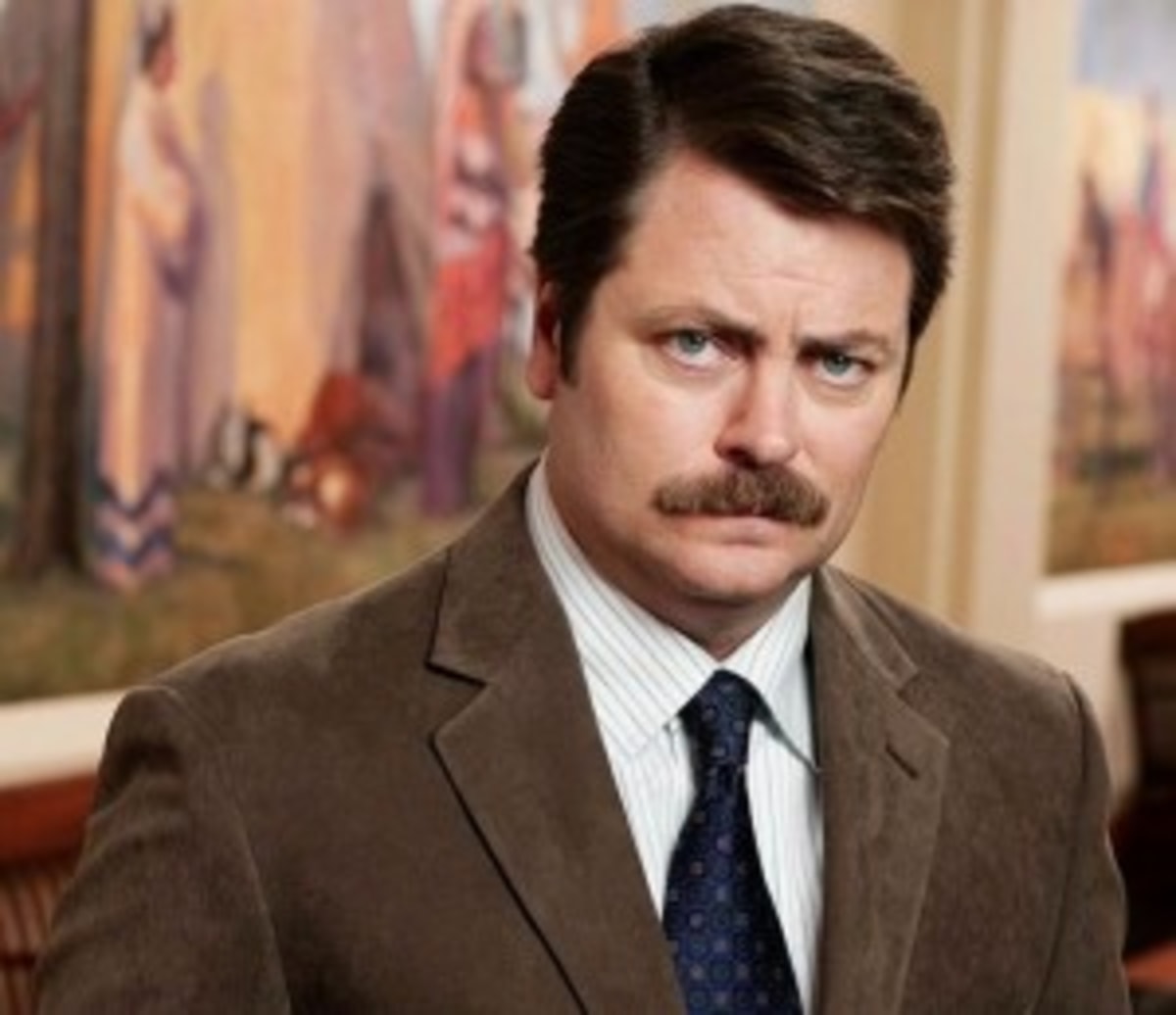 Ron Swanson meme template