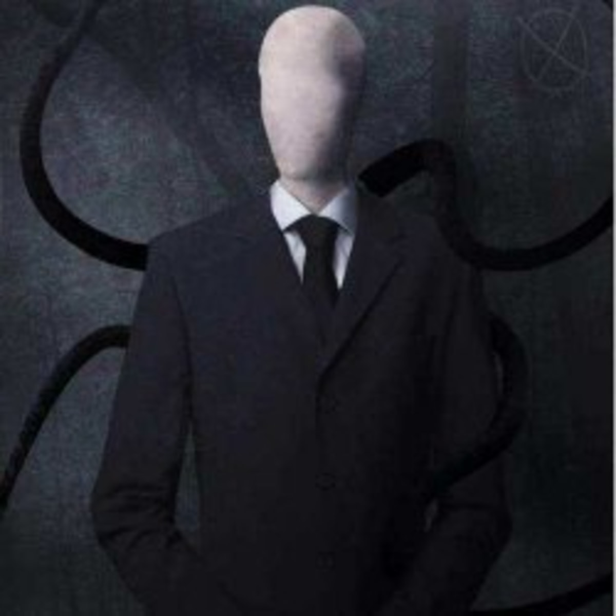 Slenderman meme template