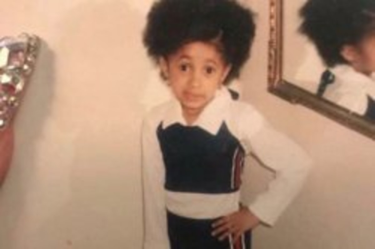 Young Cardi B meme template