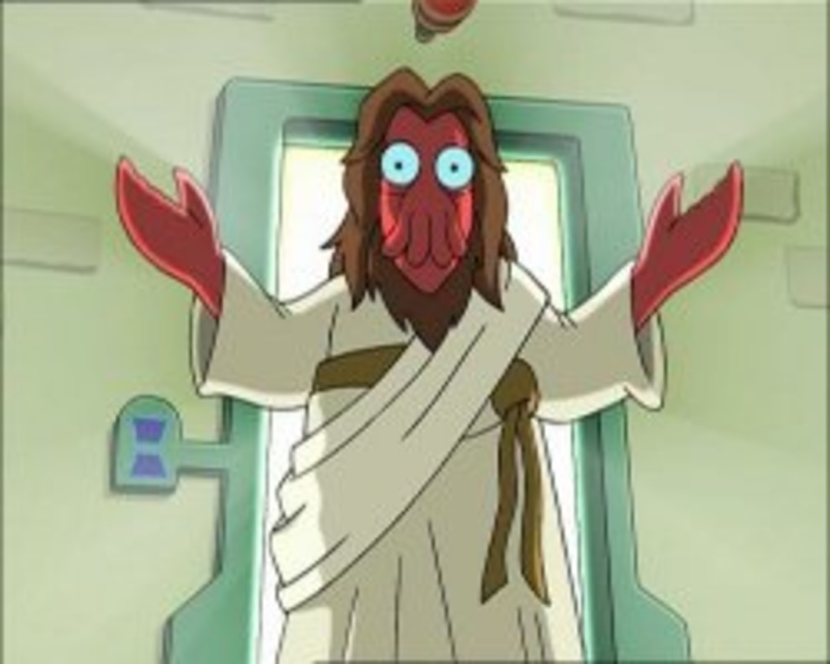 Zoidberg Jesus meme template