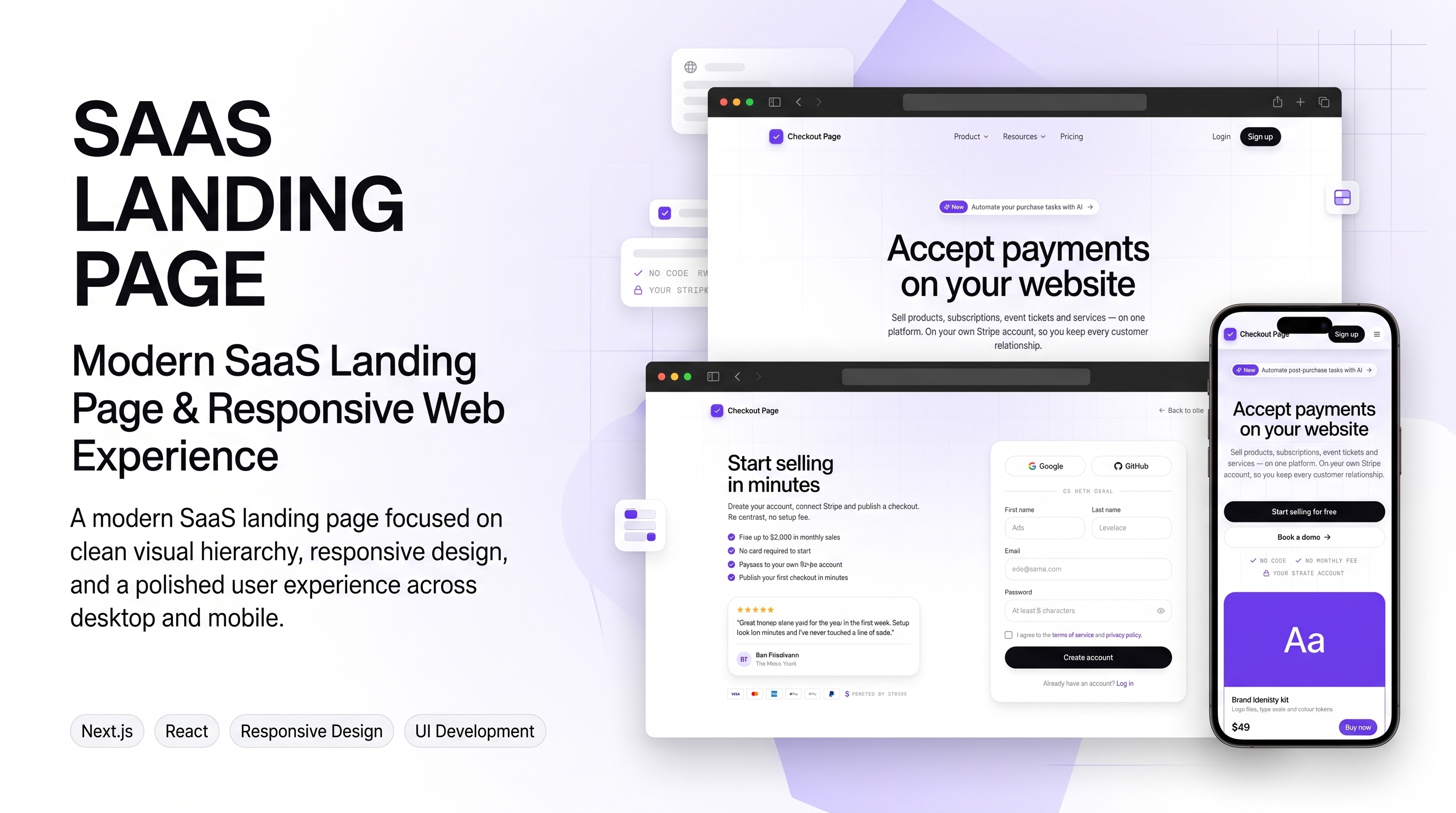 SaaS Landing Page