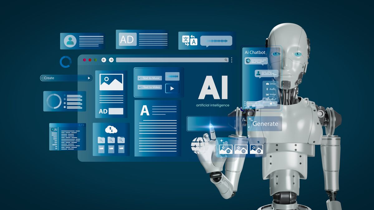 An illustration of AI agents interacting with various digital and physical tools, symbolizing real-world task execution. Credit: Shutterstock