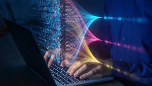 An illustration of advanced computing and data processing, symbolizing the core of AI innovation. Credit: Shutterstock